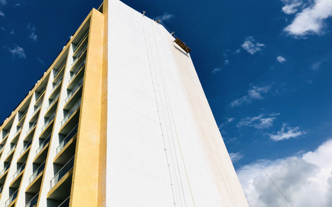 edificio del Hotel Meliá Cozumel en obra